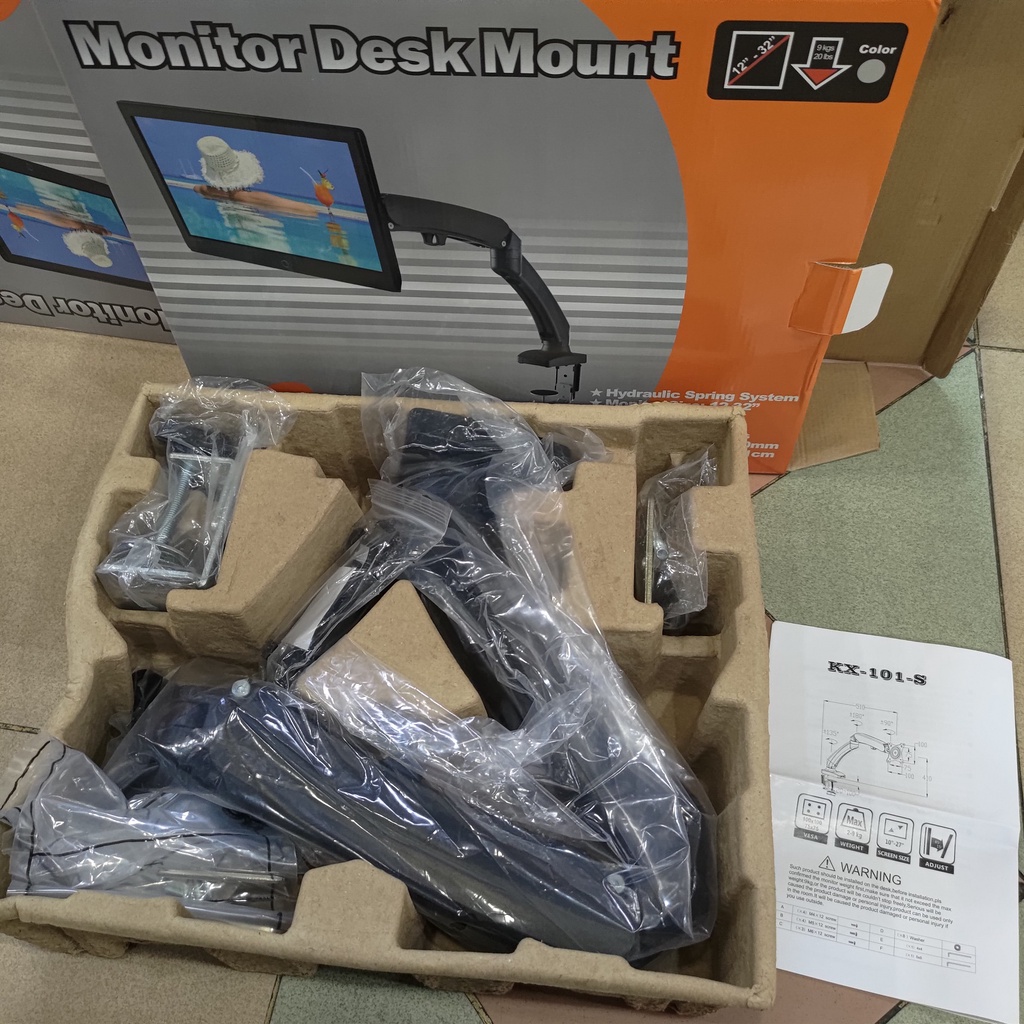 Monitor Desk Mount Bracket Braket TV Monitor LCD LED Kenzo KZ-75