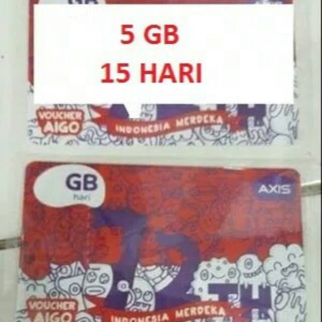 Voucher Axis 5gb