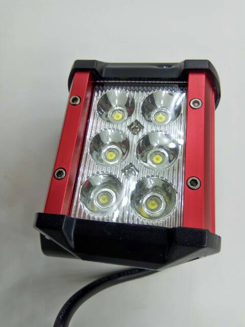 LED BAR WORK LIGHT PUTIH 6 MATA