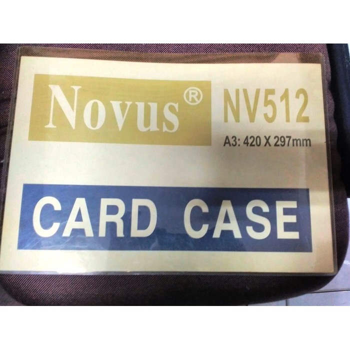

Card Case Novus NV512 A3 / Plastik ID Tebal Uk. A3