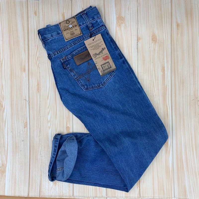 Celana Jeans Pria Standar Reguler Celana Jeans Panjang Pria Celana Jeans Cowok Basic