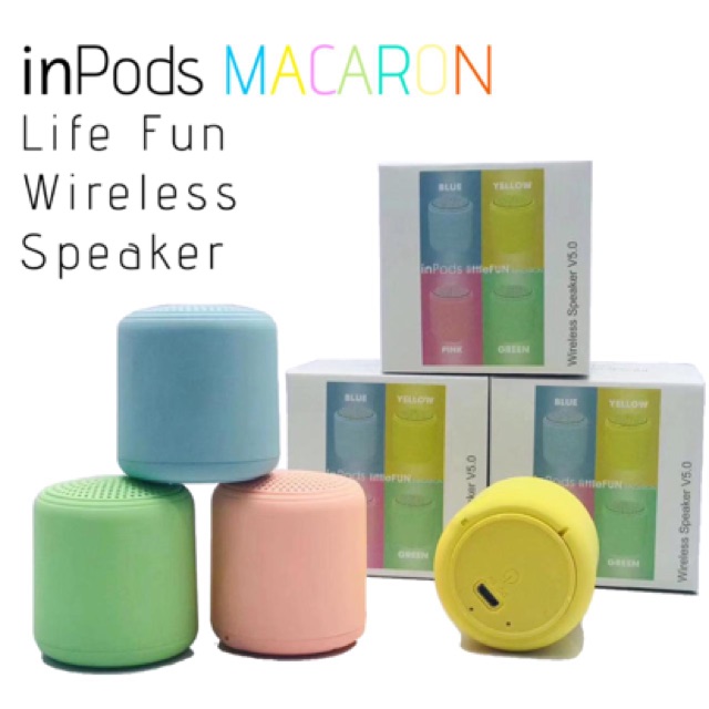 Speaker Bluetooth Macaron Inpods 12 Original Wireless Speaker V5.0 Inpods Tws