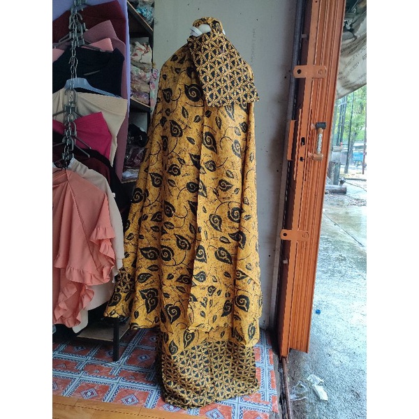 mukena rayon jumbo batik