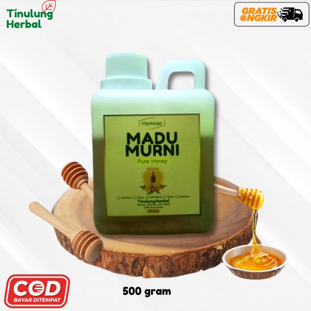 

[ASLI] Madu Murni Nektar Multiflora Super 100% Tanpa Campuran 500g