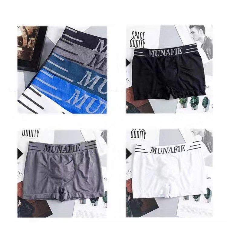 COD✅ Celana dalam pria boxer munafie CD UNDERWEAR MEN SEMPAK PRIA IMPORT   F016