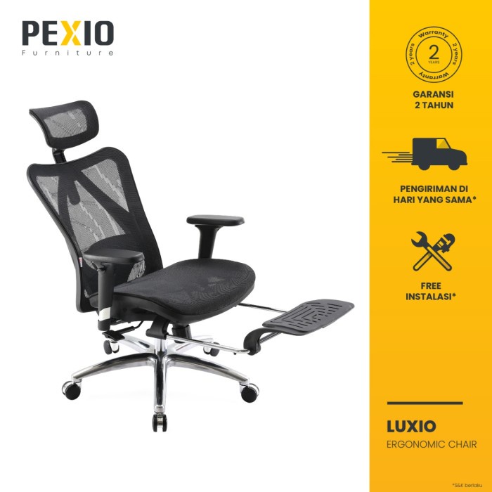 Ergonomic Office Chair Pexio Ergonomic Luxio