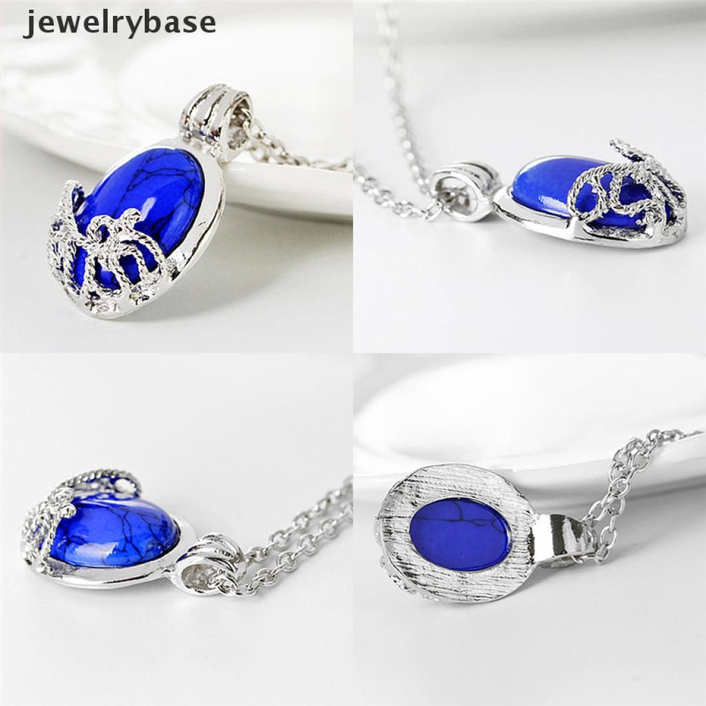 Kalung Liontin Lapis Lazuli Katherine Anti Sinar Matahari