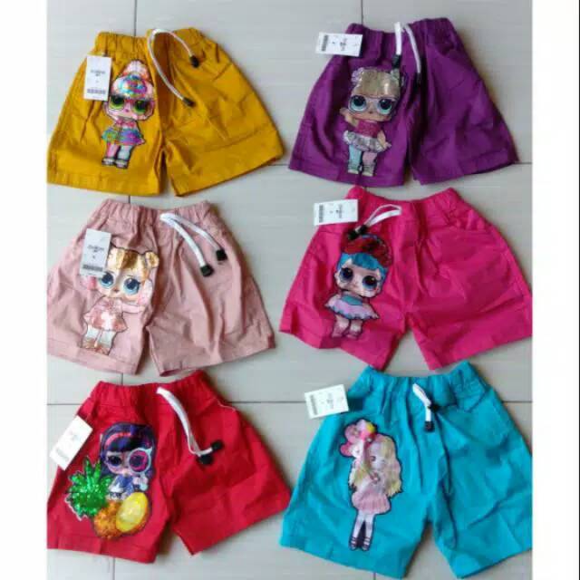 COD Celana pendek LOL LEF (1) size 4,6,8 (2-6 th)