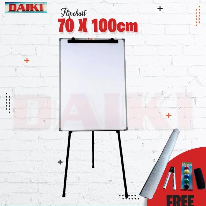 

Office & Stationery | Alat Tulis | Flipchart / Papan Tulis Magnetic Daiki Uk 70X100Cm | Best Seller