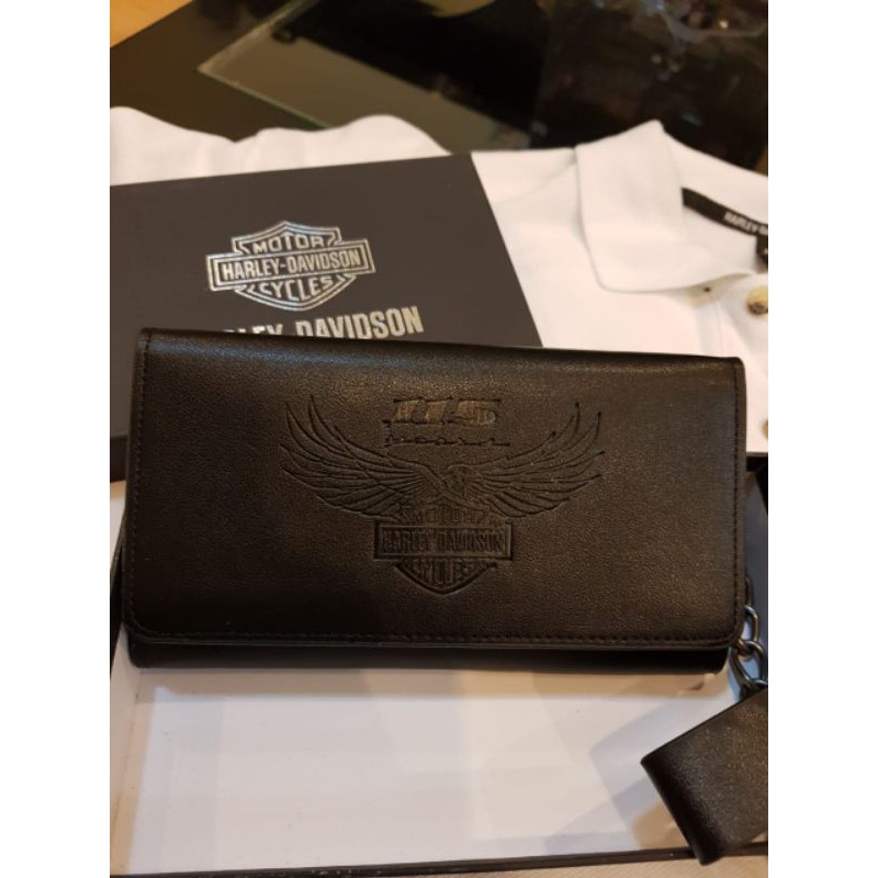 dompet pria panjang harley davidson original