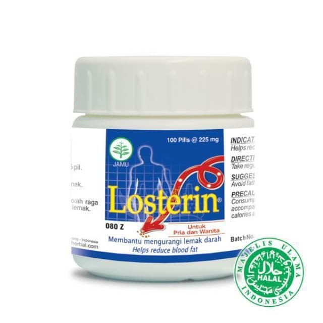 LOSTERIN Obat  Herbal  mengurangi lemak darah Menurunkan kolesterol