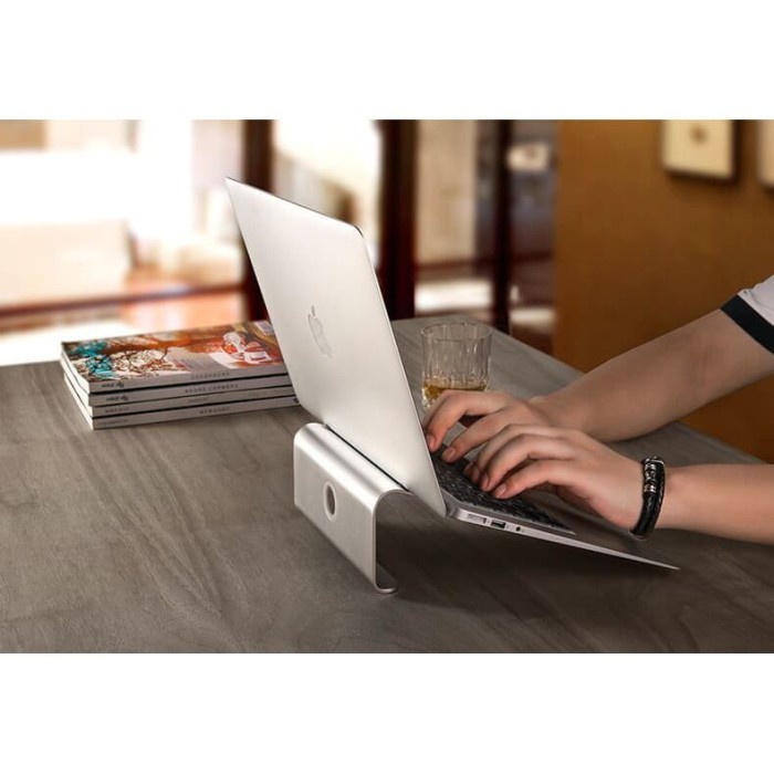 Barokah gamis Stand macbook air macbook pro Aluminium Stand Holder Laptop NP-5