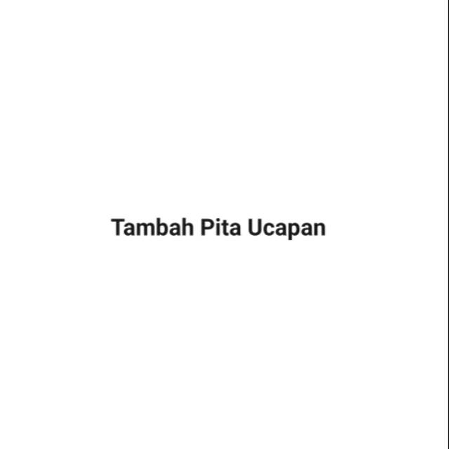 

Pita Ucapan