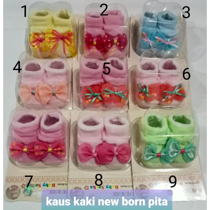 Kaus kaki bayi new born (0-6month)