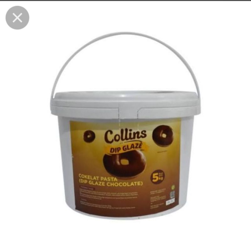 Collins Dip Glaze / Toping Donat / Glaze donat  5kg