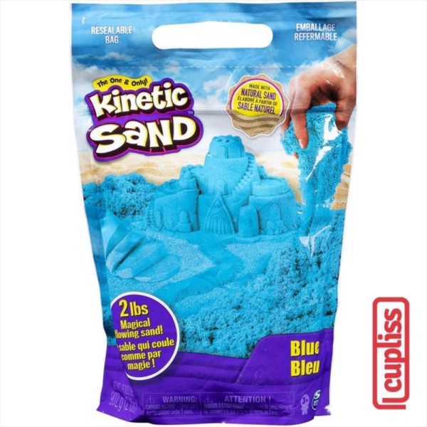 

Kinetic Sand Blue Bleu 2 lbs Bag Spin Master Mainan Pasir Berkualitas