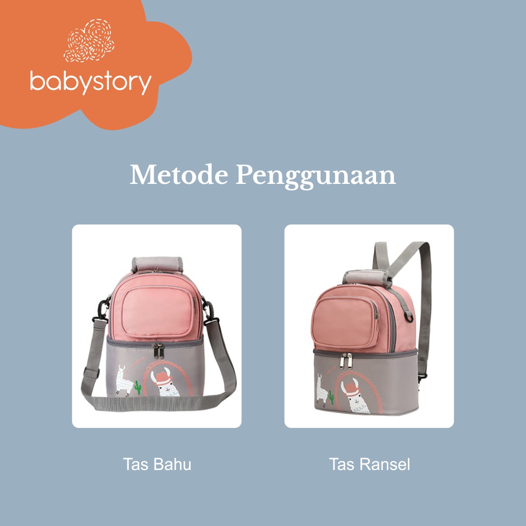 Tas asi cooler bag asi tas penyimpanan asi diaper bag sling cooler bag