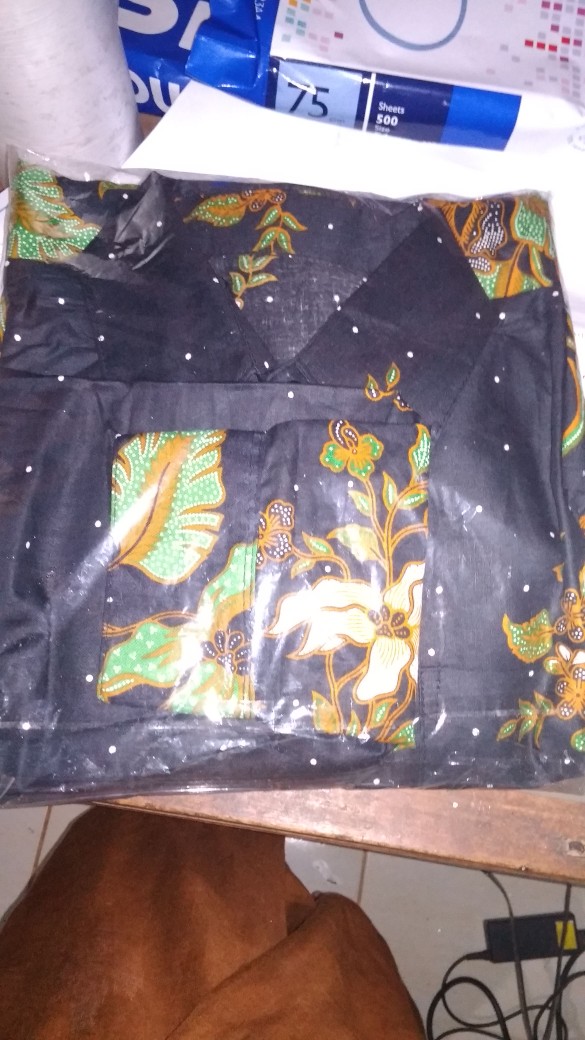 Atasan Pria Lengan Panjang Songket Modern Slimfit Kerja Formal Cowok Grosir 9899