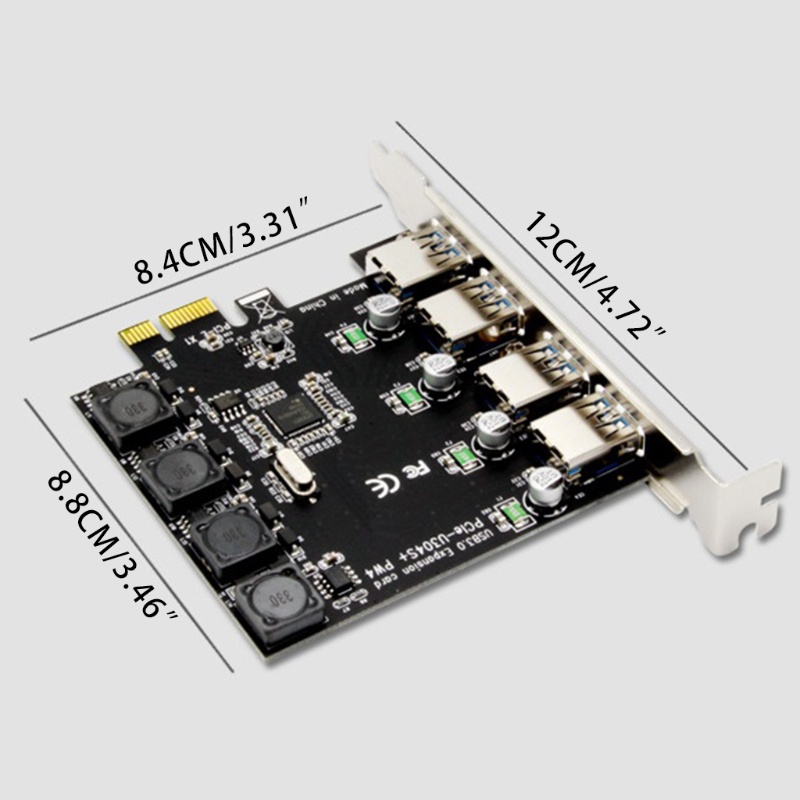 Btsg PCI-E Ke USB 3.0 PCI Untuk Kartu Ekspanding Express, Mendukung XP Win7 Win8 Win8.1 Win