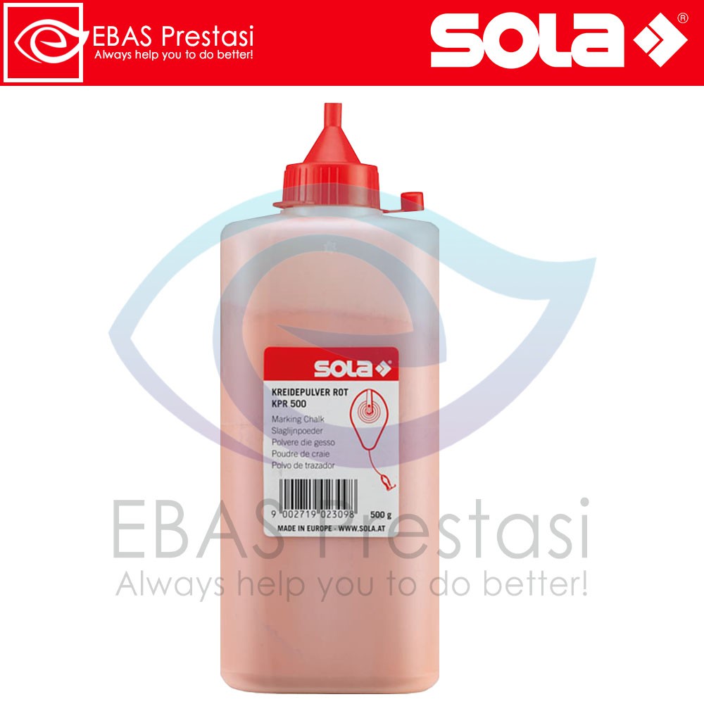 

SOLA Chalk Powder KPR 500 - Tinta Merah Sipatan 500 gram