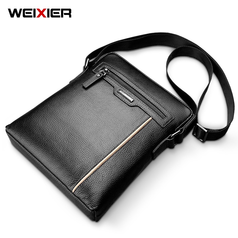 WEIXIER 18072 Tas Selempang Pria Kulit Sling Bag Anti Air WK-SBY