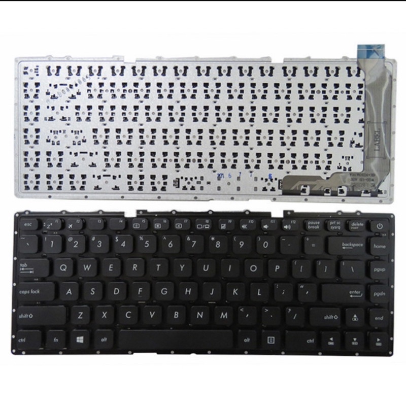 Keyboard Laptop Asus X441 X441B X441BA X441S X441SA X441M X441N X441MA X441MB X441SC X441NA X441NC X441U X441UA X441UB X441UV X441UX Hitam