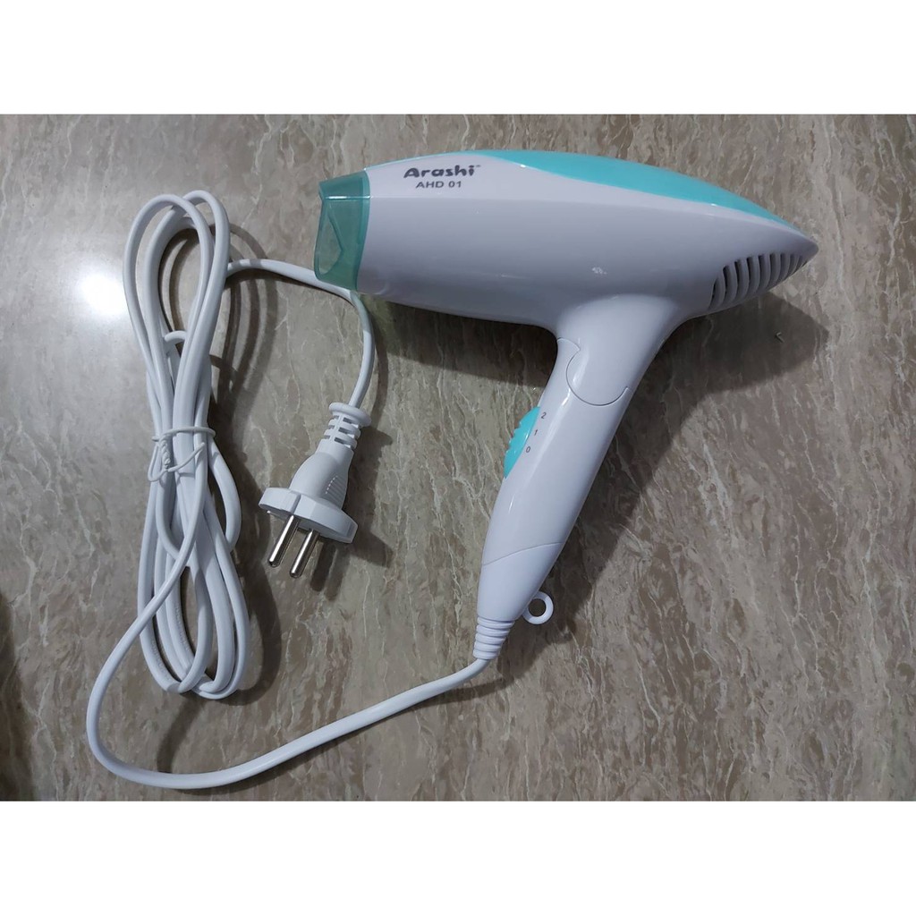 Hair Dryer ARASHI AHD 01/ Pengering Rambut Merek ARASHI AHD 01/ Pengering Rambut Travel Mini ARASHI