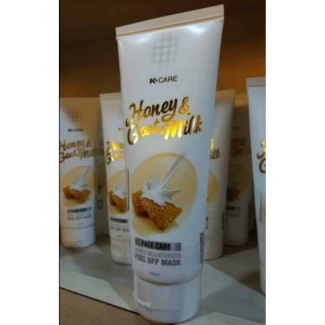 K-CARE HONEY & MILK PEELING MASK || MASKER WAJAH WITH COLAGEN AND PURE GOAT MILK