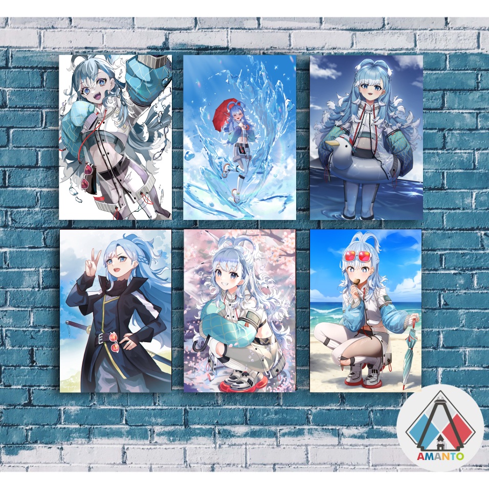 POSTER KAYU HOLOLIVE KOBO KANAERU KOBO CHAN POSTER KAYU KOBO KANAERU