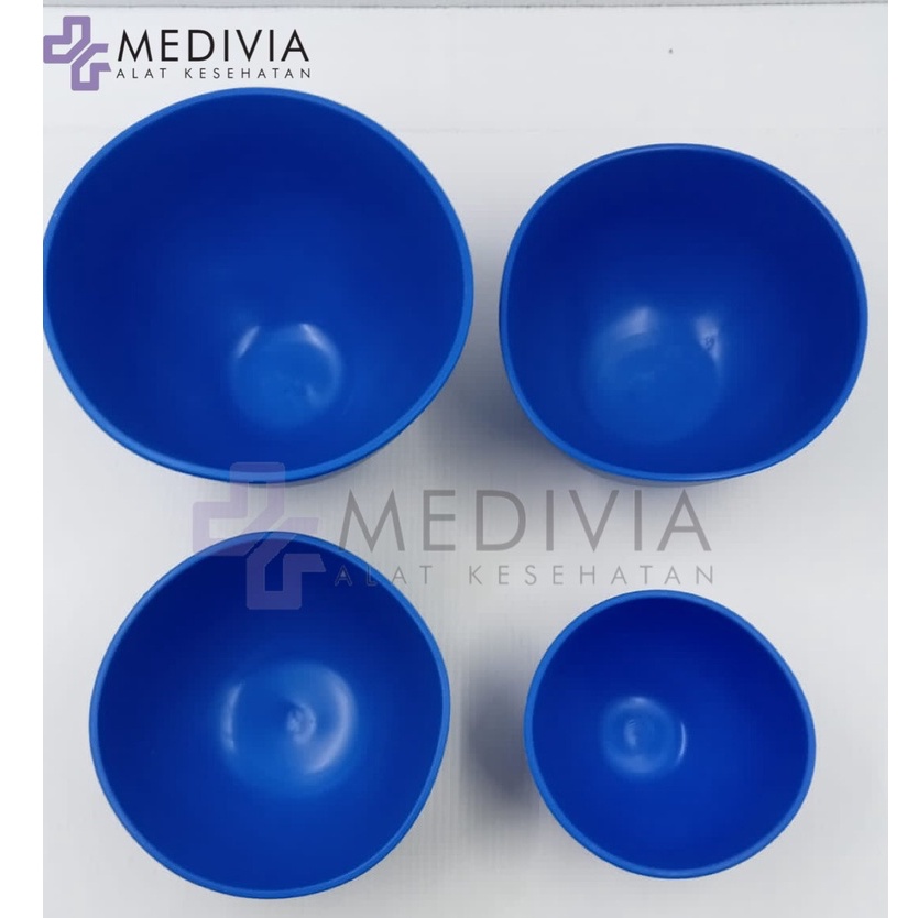 DENTAL RUBBER BOWL SIZE S/M/L/XL MANGKOK ADUK ALGINATE GIPS STONE/ DENTAL MIXING BOWL KARET SILIKON