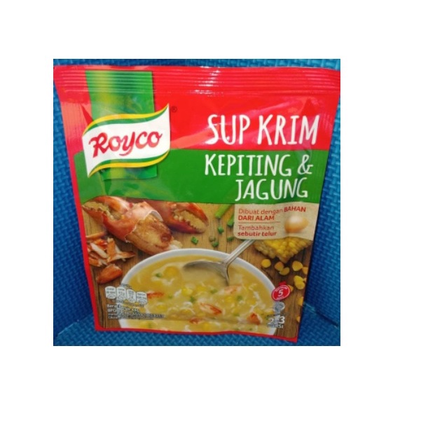 

Royco Sup Krim Kepiting Jagung Crab Corn Cream
