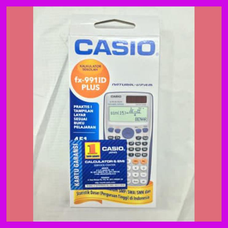 

KALKULATOR CASIO SCIENTIFIC FX-991ID PLUS BARU FX-991 ID PLUS PELAJAR