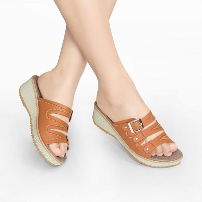 SANDAL JEPIT WANITA KULIT MURAH CASUAL SANTAI MS7736