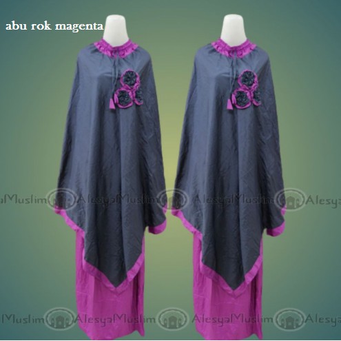 Mukena ponco mawar platinum new mode