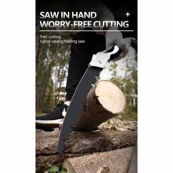 Gergaji Kayu Mini Lipat Portable Gergaji Tangan Multifungsi Folding Saw Dahan Ranting Pohon Bonsai-2