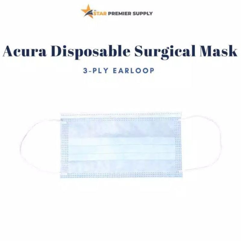 MASKER 3PLY 50PCS ACURA