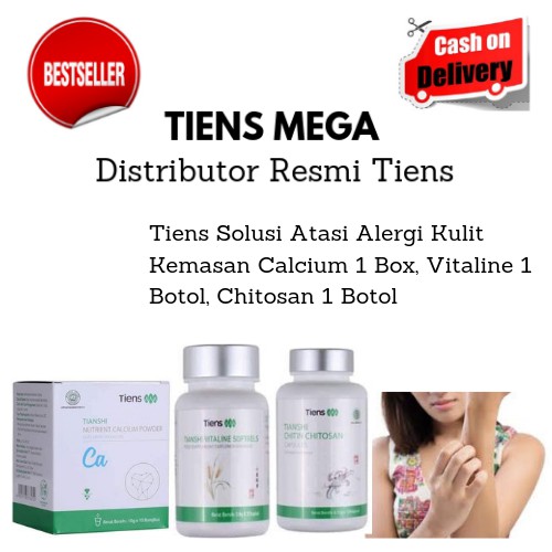 Tiens Paket Solusi Atasi Alergi kulit + Kartu Member Tiens Mega