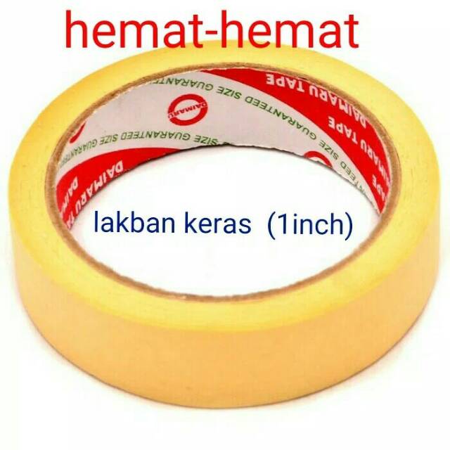 

Lakban kertas / masking daimaru 24mm x21m (1inch)