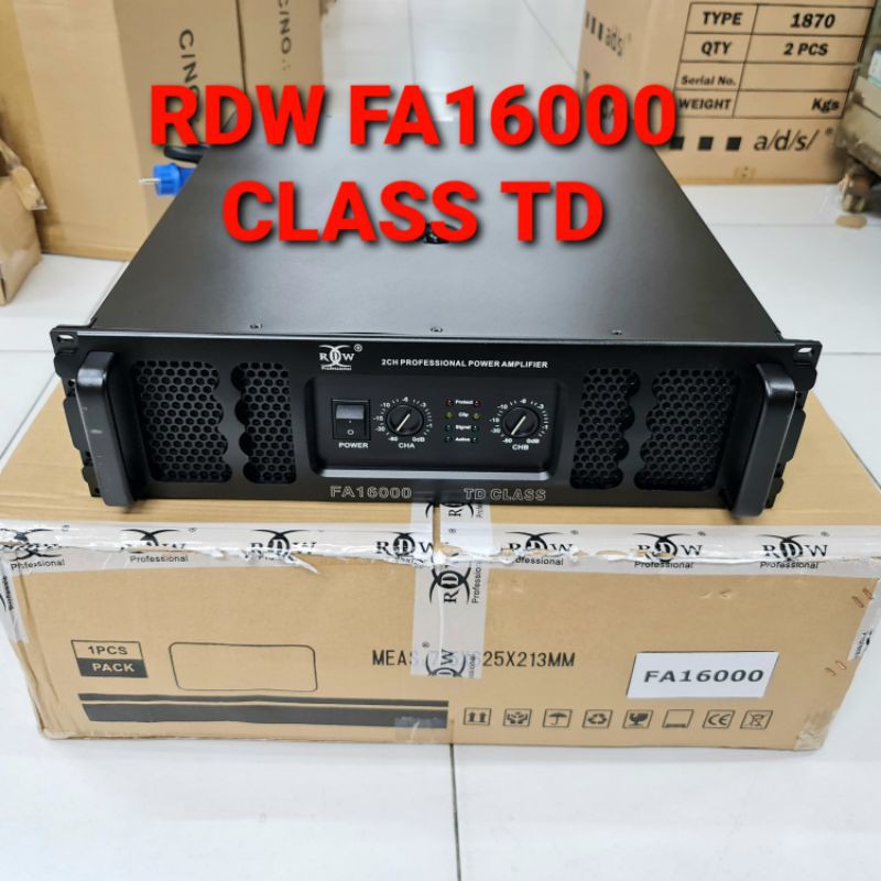 POWER BADAK RDW FA16000 CLASS TD ORIGINAL