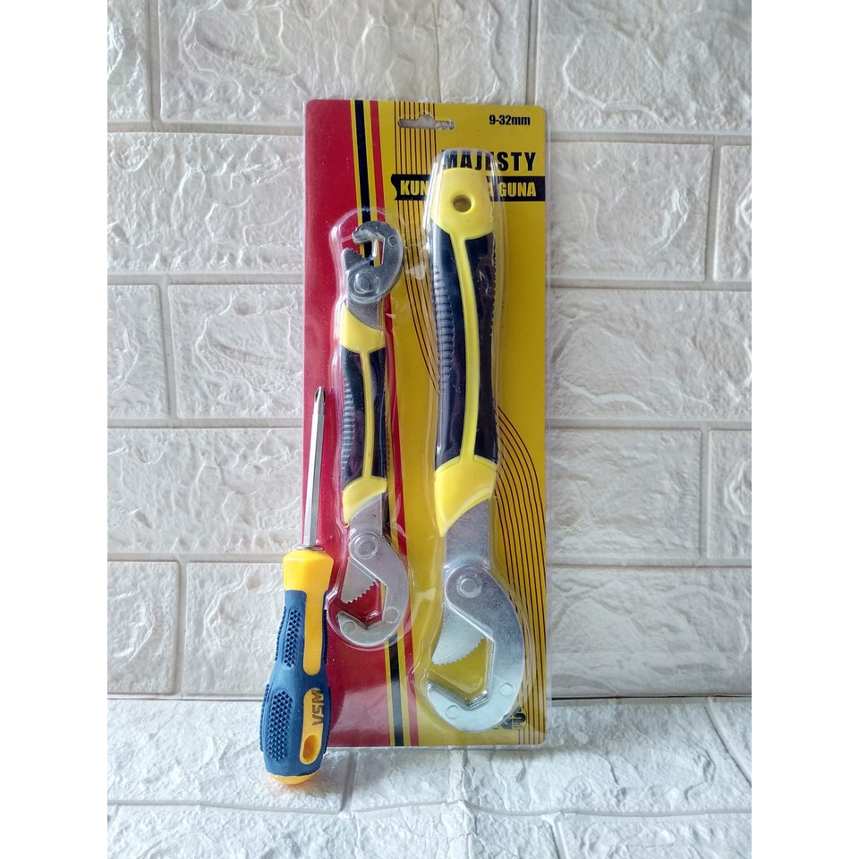 SNAP N GRIP KUNCI INGGRIS SERBAGUNA PAS MULTIFUNGSI GRATIS OBENG BOLAK BALIK/OBENG SERBAGUNA RING SE