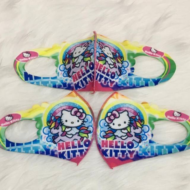 Masker Scuba Premium Anak Motif Hello Kitty