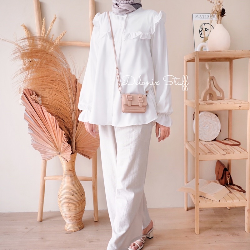 DELONIX | Atalya ruffle shirt