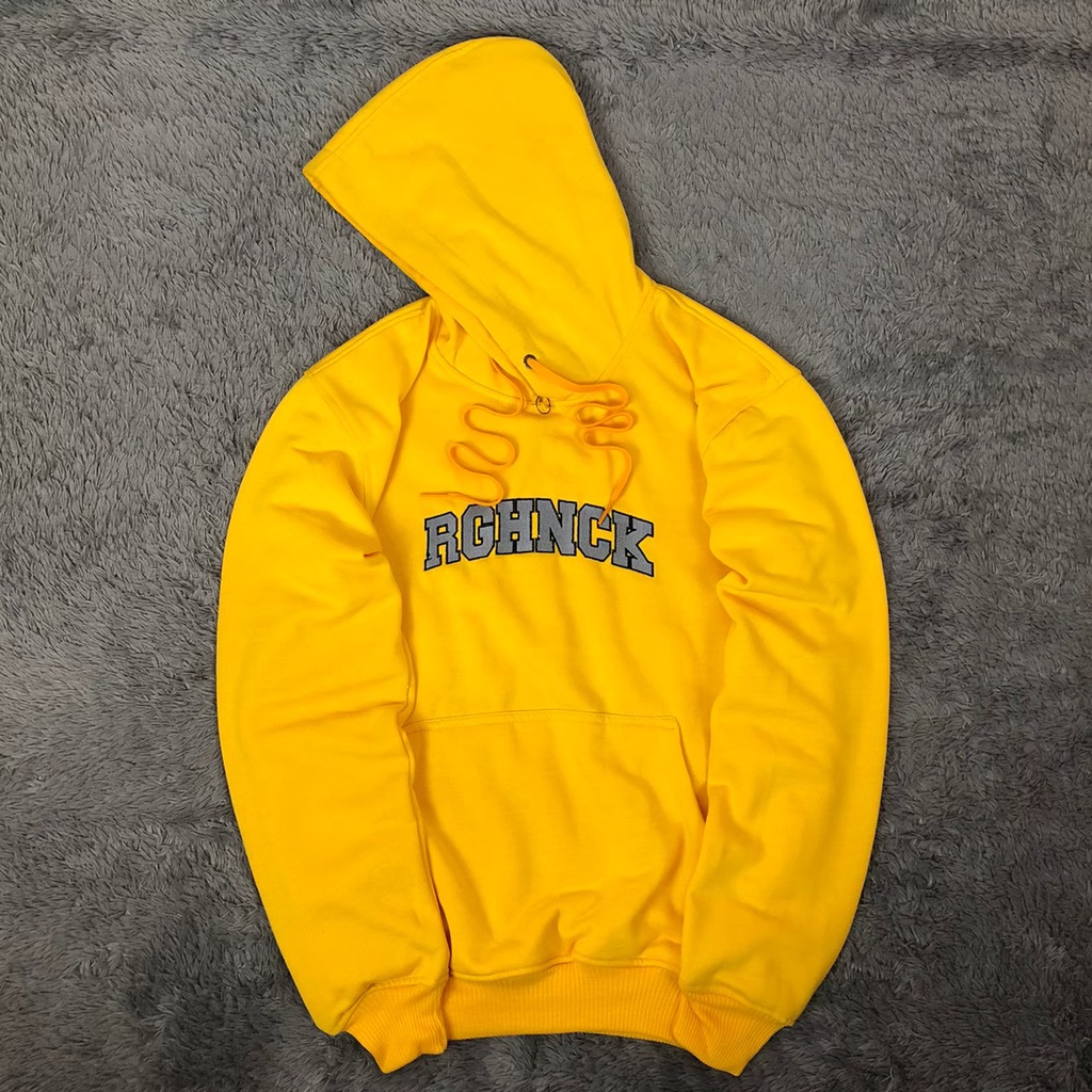 Roughneck H076 Mustard Sig Black Hoodie