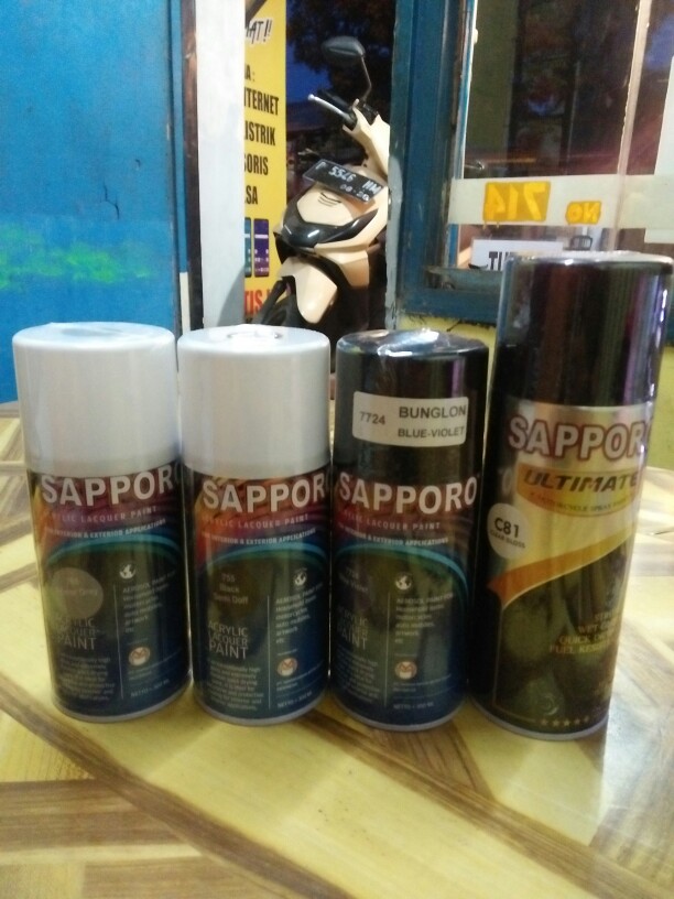 Sapporo 755 Black Semi Doff / Pilok / Pylox / Pilox 300 Ml