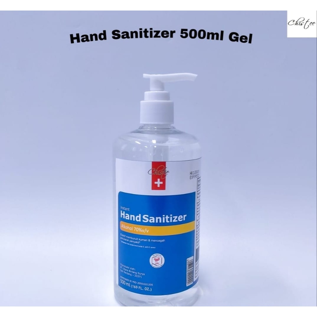 HAND SANITIZER CHISTEE GEL 500ML