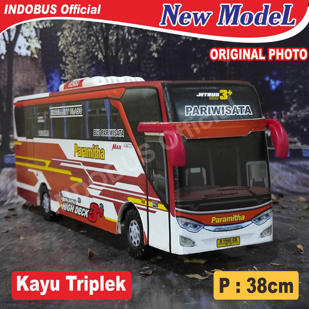 INDOBUS Miniatur Bus Bis Pariwisata Paramitha Jetbus3 SHD