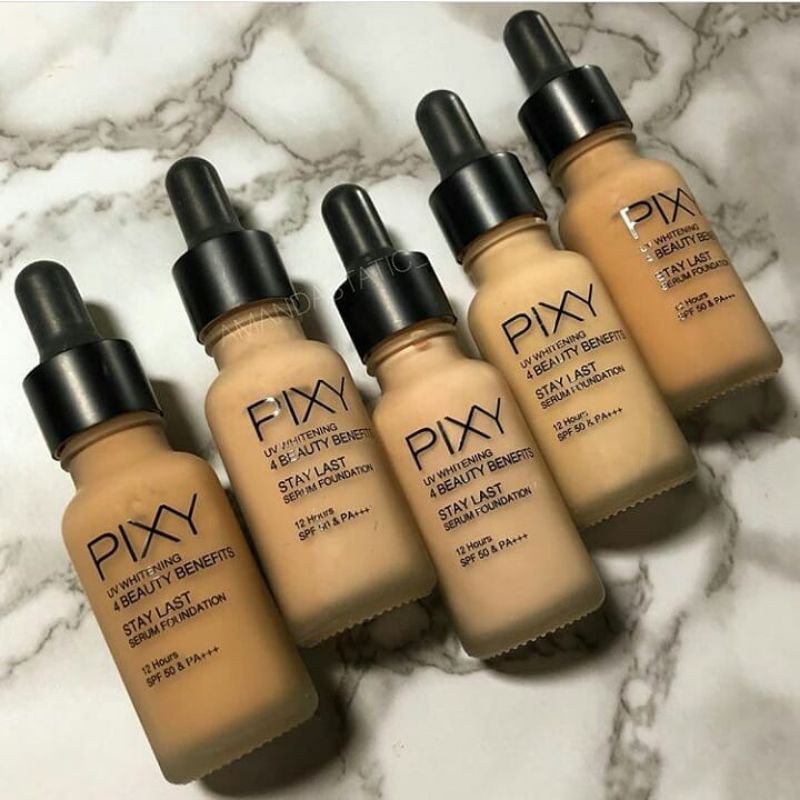 Pixy Uv Whitening Stay Last Serum Foundation