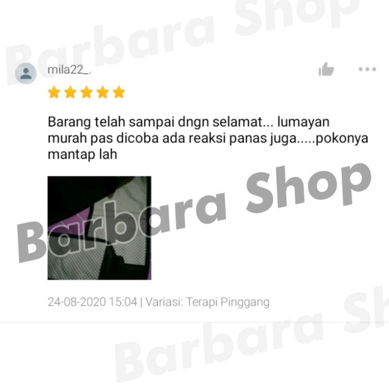 Alat Terapi Pijat Pinggang / Sabuk Terapi Pijat Magnetik Pinggang Korset Pemanas Penghangat Pinggang