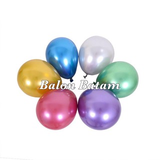 Image of Balon Dobel chrome 5 Inch satuan