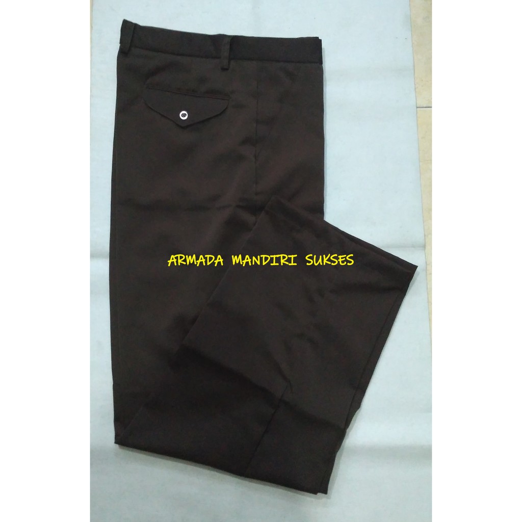 Seragam Safari Paspampres Coklat - Safari Paspampres Panjang Coklat